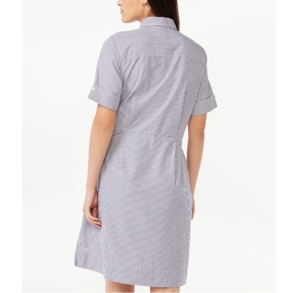 Free Assembly Blue and White Women's Wrap Shirt
Dress with Short Sleeves Size XL - Picture 4 of 13